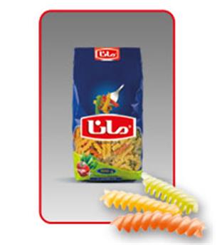 پاستا مته سبزیجات